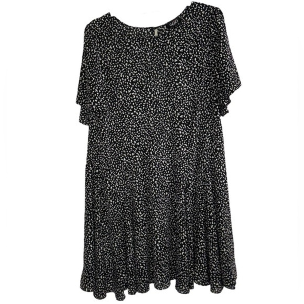 GiGio Polka Dot Dress fit and flare women’s size large midi dress flattering